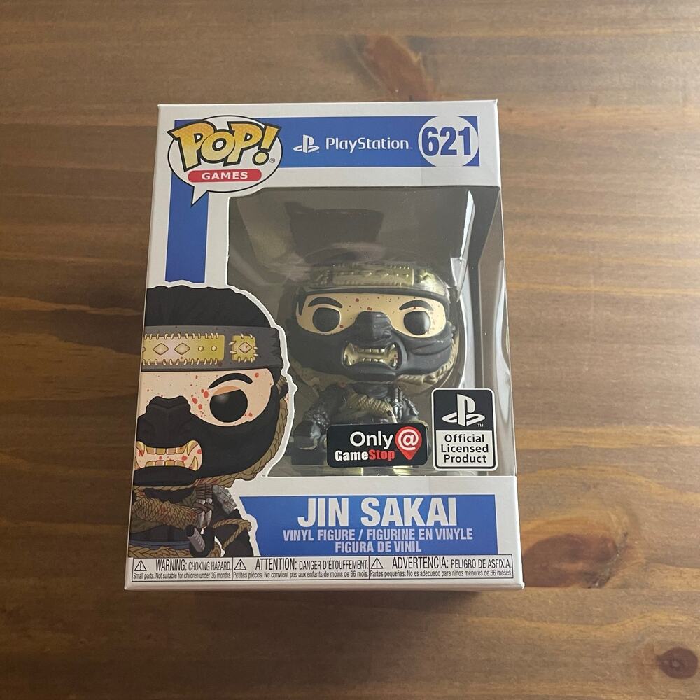 Funko Pop! Vinyl Ghost of Tsushima Jin Sakai Bloody GameStop Exclusive #621